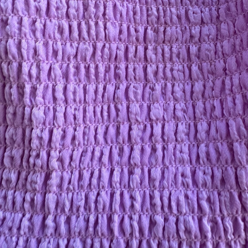 BB DAKOTA Steve Madden pink top spaghetti straps small ruffles - Picture 5 of 6